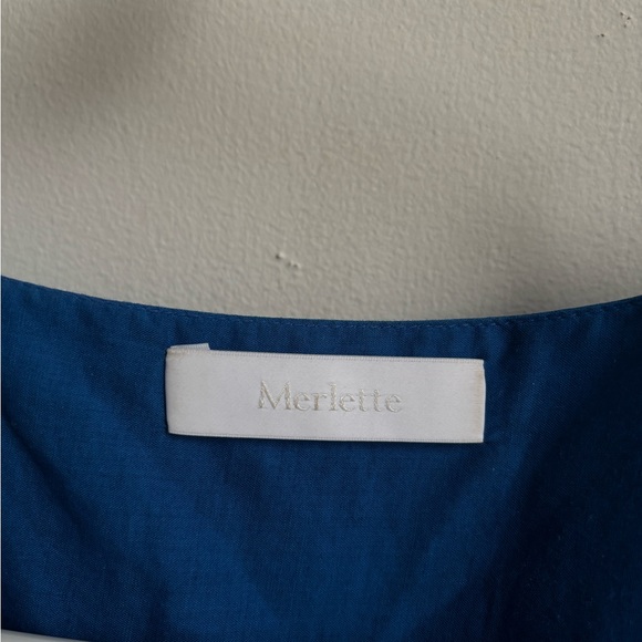 Blue Merlette Ruffle Top - Picture 3 of 3